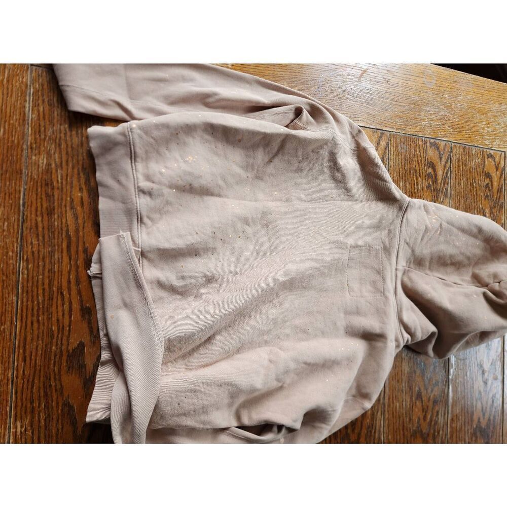 Frank&Eileen tee lab pink&golf fleck distressed zip up hoodie sz XS - Picture 4 of 4